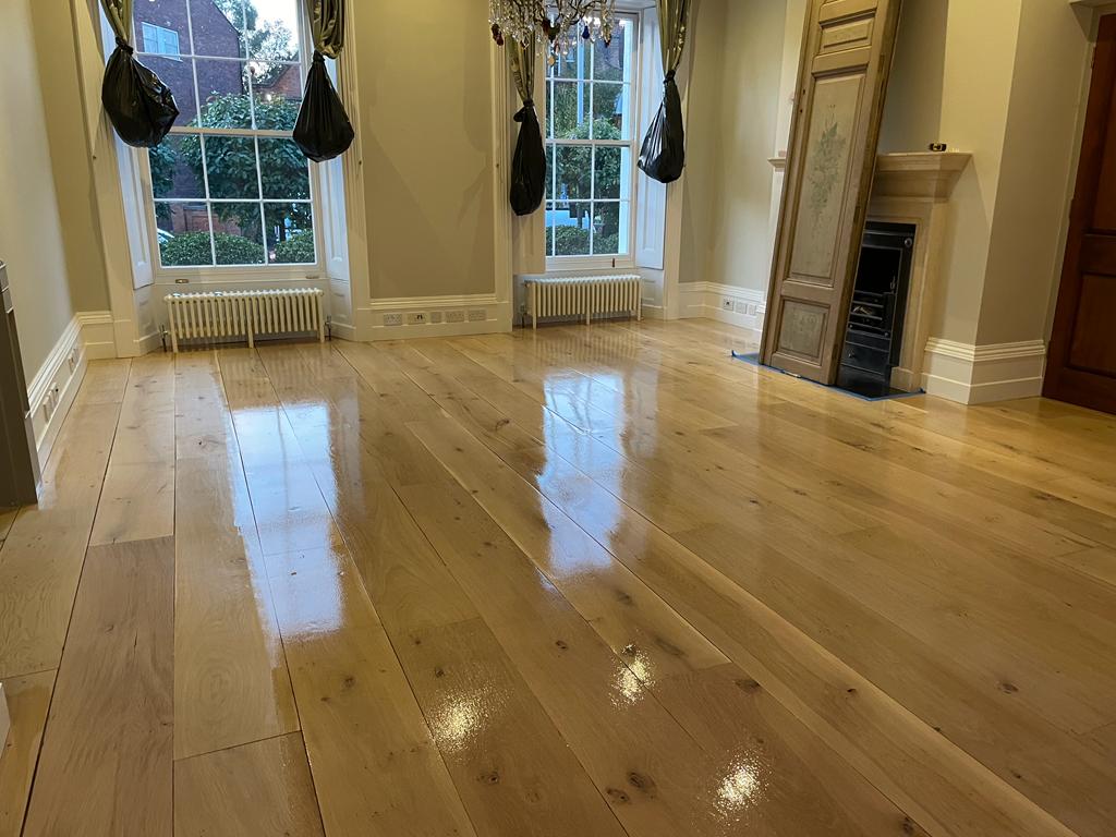 wood floor staining service in kent